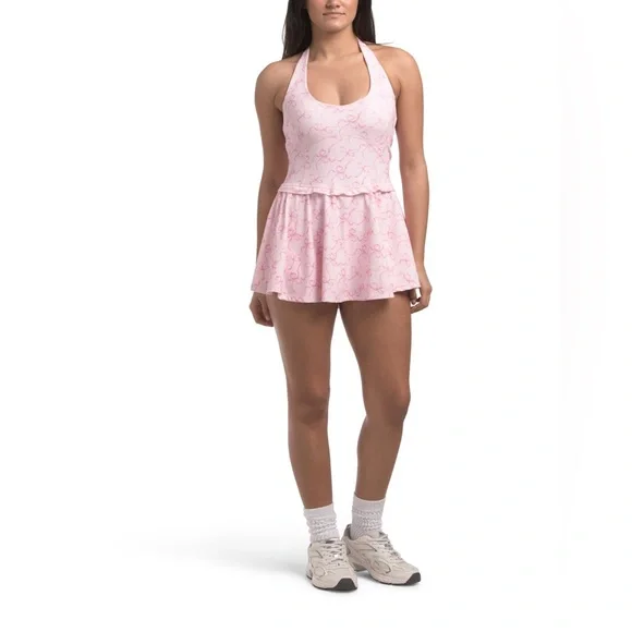 LOVE SHACK FANCY Tierney Bow Print Active Dress - Picture 2 of 8